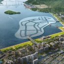 게이트볼장 맞은편 이미지