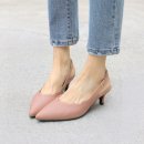 힐포인트 | [국내 수제 BEST] 디어엔젤 물결 웨이브 슬링백 5cm 후기! 발 편한 데일리 포인트힐