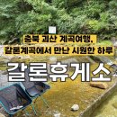 갈론펜션 | [괴산] 갈론계곡 힐링여행, 갈론휴게소 평상·VIP별관 가격 총정리 및 방문 후기