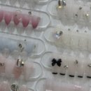 캣츠네일 - 마포구 | [ 💎 영롱보스 ] 강남네일 꾸오스퀘어 유리알 글리터, 핑크 캣츠아이 시술 후기