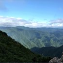 정상에서 바라본 오대산 방향 이미지
