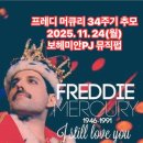 프레디 머큐리(Freddie Mercury) 34주기 추모 - 2025년 11월 24일(월) 이미지