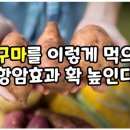 고구마 이렇게 먹으면 암 예방에 최고! 이미지