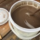 에버그린아쿠아 | 우드스테인, DIY페인트로 낡은 테이블 새로 태어나기 - 이지틴트 스테인