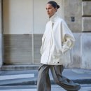 무드핏 | 무드인사이드 화이트 하프 야상 후기 오버핏 간절기 아우터 추천