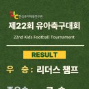 제22회 한국유아체육연구원배 유아축구대회 경기결과 이미지