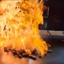 불타는 통철판 불놀이 삼겹살구이 이미지