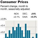 Economists Are Unconcerned By a Rise in Consumer Prices-NYT 2/17 : 1월 소비자 물가지수 변동과 향후 전망 이미지