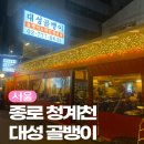 대성포차 | 서울 종로 을지로입구 무교동 청계천 실내포차 대성골뱅이 내돈내산