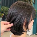 헤어스타일 | 광교미용실 단발 중년머리 중년헤어스타일 찐 후기 및 분석