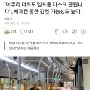 "아무리 더워도 일회용 마스크 안됩니다"…에어컨 통한 감염 가능성도 높아 이미지