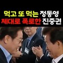 먹고 또 먹는 정동영 제대로 폭로한 진중권 괸장히 막강한 힘을 갖고 있고 이미지
