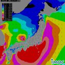 8월 24일 울릉도지역 및 울릉도 부근바다 날씨 이미지