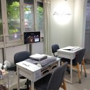 자은파출소 앞 횡단보도 | 홍대네일 퍼폼네일 여름맞이 쿨톤 글리터페디 후기 오버레이 꼼꼼한 연남동네일