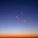 2020-11-14 금성, 수성 그리고 기우는 달(Venus, Mercury, and the Waning Moon) 이미지