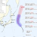 ☀☃☁☂ 2022년08월24일(수) ＜＜전일(23일) 부산과 창원, 울산 등 비, 9호 태풍 망온, 10호태풍 도카게 경로＞＞☀☃☁☂ 이미지