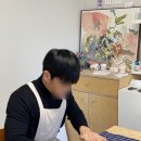 원데이클래스 강좌로 러블리 리본 라탄 거울 만들기 | 전포동) 6명 지인들의 핸드 빌딩 원데이클래스 : 희세라믹