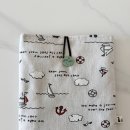 다솜이네 | 잭빈 북파우치 ㅣ 태블릿·책 2권까지 들어가는 다솜이네 면파우치 아이패드·갤럭시탭파우치 추천