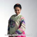 [연예인한복] 영화배우 홍수현 협찬한복사진 - 예쁜색동 당의저고리에 핑크치마의 예쁜신부한복 ^^ 이미지