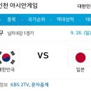 아시안게임 축구 남자 8강 대한민국 일본 이미지