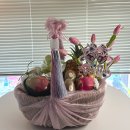 비누꽃 바구니 제작 | 상견례 선물 과일바구니 셀프로 만들기 후기(꽃, 토퍼 포함)