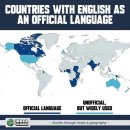 세계에서 영어를 공식 언어로 쓰는 나라들 이미지