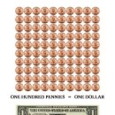 100 penny equals a dollar..ㅎ 이미지