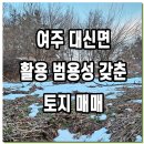 여주좋은땅공인중개사사무소 | 여주 토지 매매, &#39;전원주택 부지 추천&#39; 접근성과 생활성 두루 갖춘 대신면 부동산