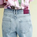 자라 ZARA JEANS Z1975 릴렉스핏 미드라이즈 롤업 밑단 착용샷 후기 자라 연청 데님 추천 사이즈 팁