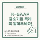 [일반회계] 일반기업회계기준 중소기업 회계처리 특례, 꼭 알아두세요