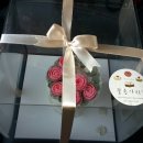 이벤트 당첨 후기) 이웃 꽃송아리님께 받은 플라워 케이크