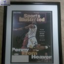 [N1P] Hardaway "Penny From Heaven" Autographed Framed S.I. Cover 이미지