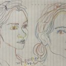 색연필로 그리는 일러스트 이미지