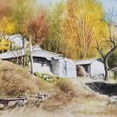 수채화어반스케치 이미지