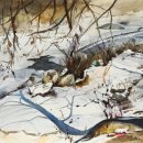 물빛 수채화 화실 이미지