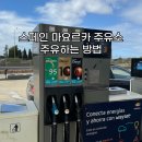 스페인 마요르카 여행 레코드고 렌트카 주유소 주유하는 방법