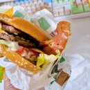 GS25진주기계공고점 | 45# 맥도날드 [진주 고추 크림치즈 비프버거] 후기｜가격·맛과 해피밀 스파이더맨 굿즈