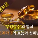 무병장수의 열쇠 오메가 3의 효능과 섭취법 이미지