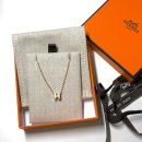 로즈화이트 | [공지] 에르메스 미니팝아슈 목걸이 화이트 로즈골드 후기 실착