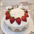 비나 | 성북구케이크 맛집 성신여대디저트카페 추천 딸기생크림케이크 포장후기 [비나케이크]