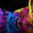 [일본미대/라인아트] '보더리스'한 공간 속으로. 몰입형 전시 팀랩(teamLab)「무한 연속 속의 존재...