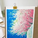 감성 일러스트 수채화 | 과슈 봄 풍경 일러스트 – 벚꽃 장면을 완성하는 성인 미술 수업 과정