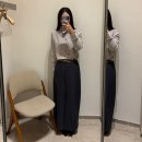 디자인슬릿 | 시에(SIE) 26FW 가을 신상 입어보기｜알토 하이넥 블라우스·마티 슬릿 롱 스커트 착용 후기