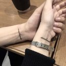 N161 | 이니셜 타투스티커 :: 숫자, 영어, 한글 레터링 타투스티커 파는곳