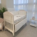 웅진팜 | 쁘띠라뺑 뉴 에코베어 원목아기침대 구입후기 출산준비 신생아침대