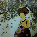 꽃누르미 압화 이미지