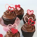 발렌타인데이 초코 컵케이크 만들기 이미지