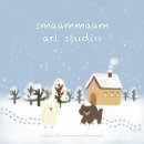 백드롭 감성 페인팅 (8월) | 눈내리는 겨울 풍경 백드롭 페인팅 하남미사 에스맴맴아트스튜디오