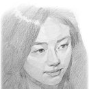 연필인물화 이미지