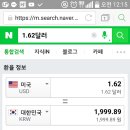 1.6달러가 우리 나라돈으로 이미지